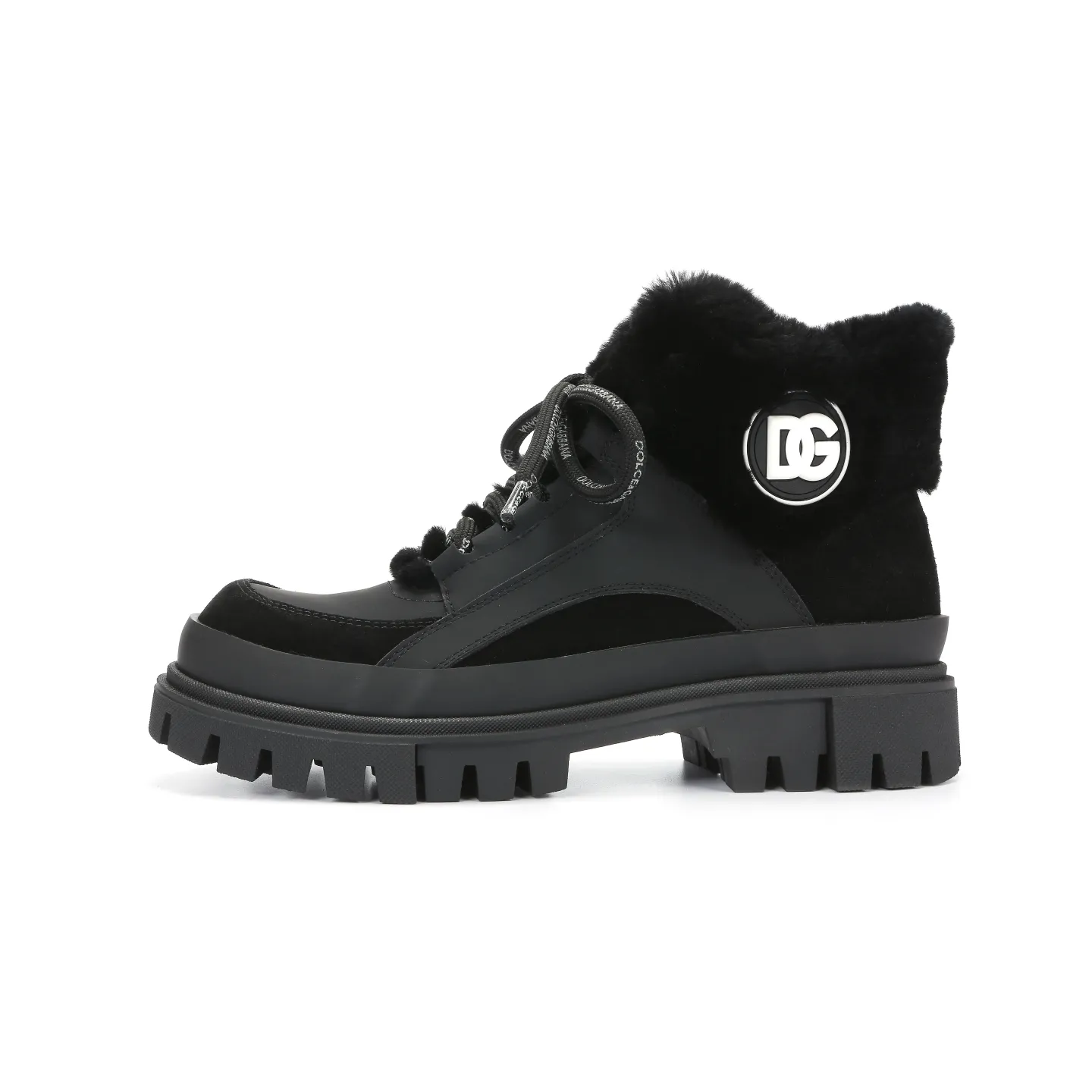 Men's men's shoes💰720💰Dolce & gabbana (DG) official website sync new style💥men's autumn and winter combat boots, warm wool lining: 1 exclusive mold opening ✅imported cowhide upper with wool lining🐑original private mold outsole✔️16-44 (38.45 custom-made, non-refundable)